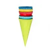 Roth Uni-Tüte (5 Stück) blau, rot, grün, 12cm, rund, Produktbild-Vorschau 5