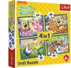 Puzzle 4W1 Trefl Podvodný život Spongeboba Náhľad obrázku produktu 11