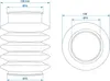 Osłona sprzęgła pasująca do Knott KF/KRV/KFG 27/30/35 Podgląd zdjęcia produktu 6