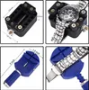 Collage of images showing watch repair tools and a watch. Náhled obrázku produktu