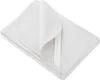 A folded white fabric product on a white background. Produktbild-Vorschau