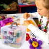 40 Farben Nadelfilz Set, 72 Stück Filzwolle Nadelfilzen Produktbild-Vorschau 6