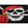 BestSaller 1527 Piraten-Flagge, Totenkopf Fahne mit Ösen Produktbild-Vorschau 2