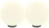 vidaXL LED-tuinverlichting, 2 stuks, bolvormig, 30 cm, PMMA Productafbeelding-voorbeeld 1
