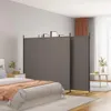 A bedroom scene with a bed and a room divider. Anteprima dell’immagine prodotto