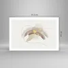 Poster - Poster ohne Rahmen - Braun Abstraktion Gold - Produktbild-Vorschau 4