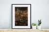 MuchoWow® MuchoWow® Gerahmtes Poster Gold - Stadt - Gebäude Produktbild-Vorschau 6