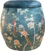 Fine Asianliving Tabouret de rangement en velours avec Voir les images du produit 4