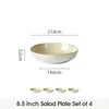 Teller set 4er Ø21,9 cm Keramik Tiefteller Suppenteller Produktbild-Vorschau 2
