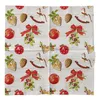 Tissue Serviette Advent, 3-lagig, 40 x 40 cm, 100 Stück - Produktbild-Vorschau 3