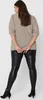 Elegante Coated Leggings Curvy Lederoptik Hose CARROOL  | Produktbild-Vorschau 2