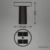 Briloner Lampe de table LED sans fil Ø16x20cm 1W 150lm Voir les images du produit 5
