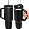 Thermobecher 1,2 L mit Strohhalm Griff Deckel Edelstahl Produktbild-Vorschau 1
