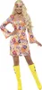 70er Hippie Kostüm Kleid Karneval Faschingskostüm Größe: XL Produktbild-Vorschau 1