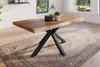 Esstisch Baumkante massiv Akazie natur 140 x 80 Produktbild-Vorschau 2