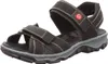Rieker Damen Echtleder Sandalette schwarz, Damen:38 EU Produktbild-Vorschau 43