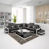 Ledersofa Design Sofa Ecksofa L Form Modernes Ecksofa Produktbild-Vorschau 1