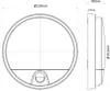 LED lampa s pohybovým senzorom Maclean MCE291 GR 65749 Náhľad obrázku produktu 2