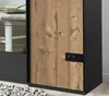Wimex Stockholm Schwebetürenschrank Graphit/Silver Fir mit Produktbild-Vorschau 6