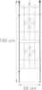 Relaxdays Rankgitter 2er Set, Metall, 180 x 50 cm, Produktbild-Vorschau 4