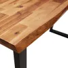 vidaXL Konzolový stolík Stromová hrana 140x40x80 cm Masívne Náhľad obrázku produktu 7