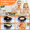 SNAILAR Crêpière AN-110, 1200 W, plaque 30 cm, noire Voir les images du produit 5