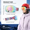 ROCKBROS Occhiali da sci Occhiali da neve Occhiali da Anteprima dell’immagine prodotto 5