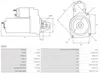 AS-PL S5037 Starter Anlasser 1kW passend für PEUGEOT 206 Produktbild-Vorschau 5