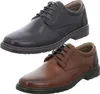 Two pairs of men's dress shoes, one black and one brown, are shown against a white background. Produktbild-Vorschau