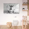 MuchoWow® - Leinwandbilder - Esel - Tier - Vintage - Produktbild-Vorschau 6
