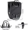 Wiltec Gepäckträgertasche 25 l Stauraum, Fahrradtasche für Produktbild-Vorschau 3