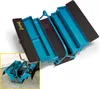Metall-Werkzeugkasten leer 190L (blau/schwarz, 5 Fächer, Produktbild-Vorschau 11