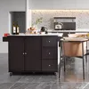 A kitchen island with a stainless steel countertop is shown in a modern kitchen setting. Náhľad obrázku produktu