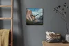Coloray Uhr auf Leinwand 30x30 cm Wand Uhr Dekoration Produktbild-Vorschau 4
