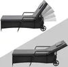 Casaria® Sonnenliege 2er Set mit Rollen 7cm Auflage Extra Produktbild-Vorschau 2