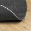 vidaXL Teppich IZA Kurzflor Skandi-Stil Anthrazit Ø 100 cm Produktbild-Vorschau 5
