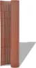 vidaXL Zahradní plot oboustranný PVC 90 x 500 cm hnědý Náhled obrázku produktu 1