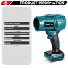 Akku-Laubbläser Turbo Gebläse,mit 2x 4.5Ah Akkus,160 m/s Produktbild-Vorschau 4