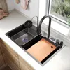 Nerezový dřez SONNI 75x45x23cm s ukazatelem teploty, Náhled obrázku produktu 2