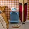 sweeek - Nachttisch, Industrieller Beistelltisch - Graublau Produktbild-Vorschau 6