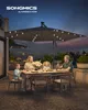 SONGMICS Ampelschirm 350 cm, mit Beleuchtung,  UV-Schutz Produktbild-Vorschau 3