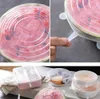 6 Stück Universal Silikondeckel Set Eckig / Dosendeckel / Produktbild-Vorschau 4