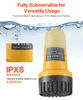 SucceBuy pompa sommersa a batteria da, 528 GPH. Portatile Anteprima dell’immagine prodotto 3
