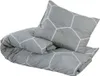 vidaXL Ensemble de literie Gris 200x200 cm coton Voir les images du produit 3