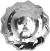 A top-down view of a shiny metal turbine or fan. Podgląd zdjęcia produktu