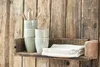LS-LebenStil Holz Ziegelform Wandregal 45x15cm Braun Produktbild-Vorschau 5