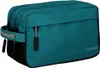 A teal toiletry bag with black accents is shown against a white background. Náhled obrázku produktu