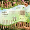 Floranica laťkový plot z lísky se sloupky, výška 35 cm x 5 Náhled obrázku produktu 2