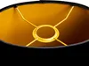 Samtlampenschirm Schwarz Oval 25 16 15 Produktbild-Vorschau 1