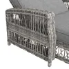 Merax 2er Outdoor-Liegen aus Rattan, Gartenmöbel mit 4-fach Produktbild-Vorschau 12